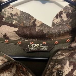 3XL- used like new First Lite Furnace 1/4 Zip in Specter.